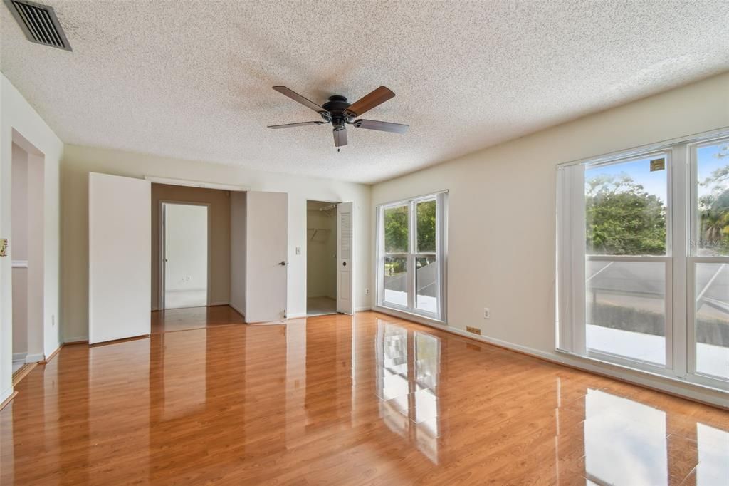 Empty room, Interior, Wood Texture Flooring