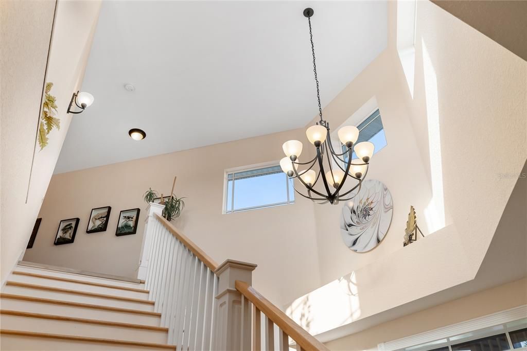 Chandelier, Interior, Recessed Lighting