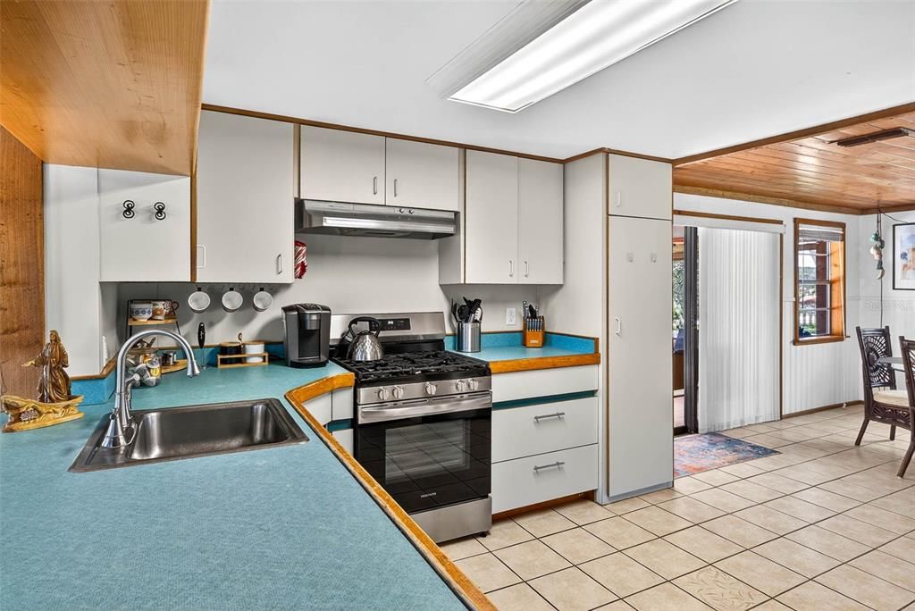 Interior, Kitchen, Wooden Ceilings