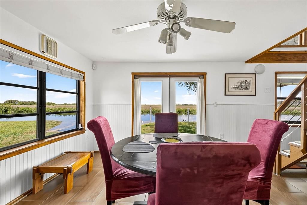 Dining room, Interior, Water, Wood Texture Flooring