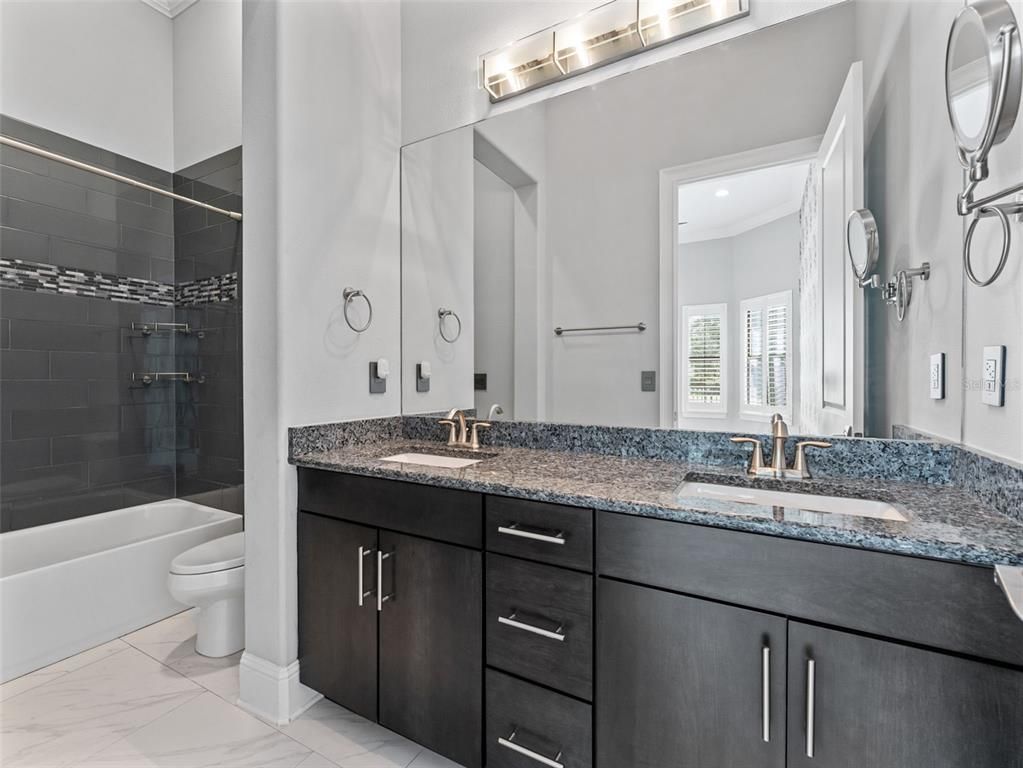 Bathroom, Dual Sink Vanities, Interior, Marble