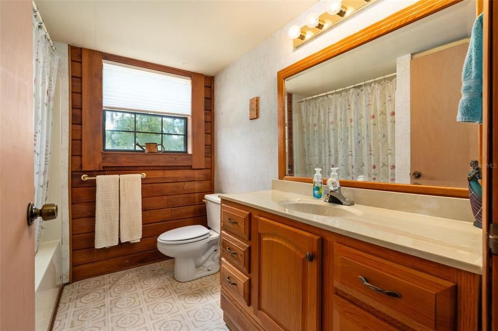 Bathroom, Interior, Wooden Walls