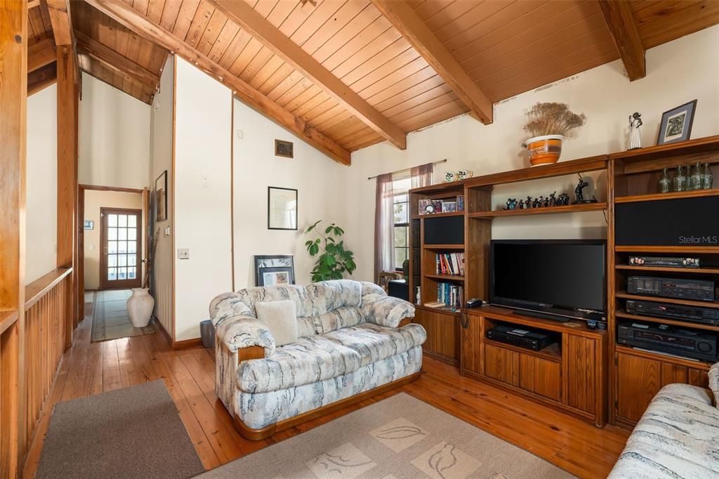 Interior, Living room, Wooden Beams, Wooden Ceilings, Wood Texture Flooring