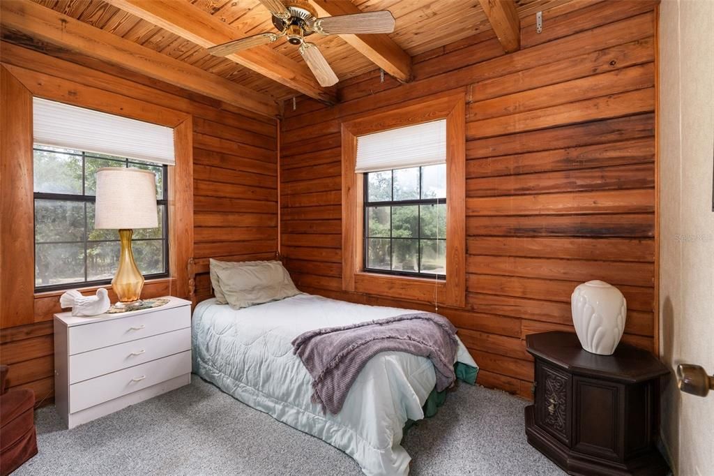 Bedroom, Interior, Wooden Beams, Wooden Ceilings, Wooden Walls