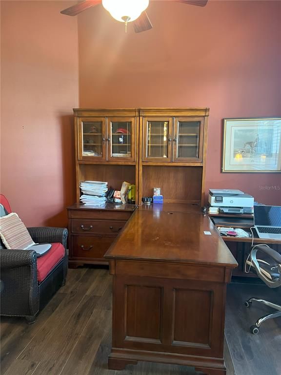 Home Office, Interior, Wood Texture Flooring