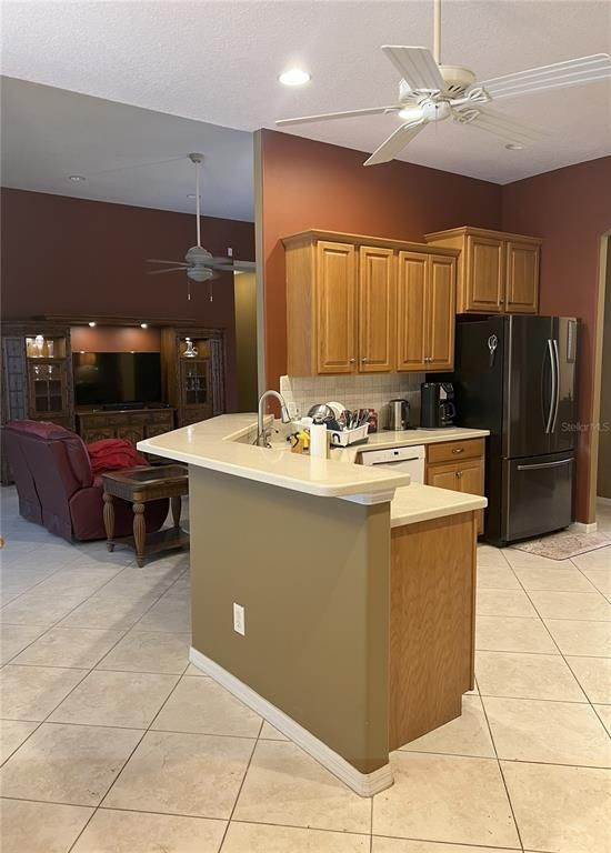 Interior, Kitchen, Living room, Recessed Lighting