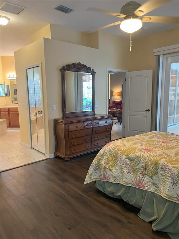 Bedroom, Interior, Wood Texture Flooring