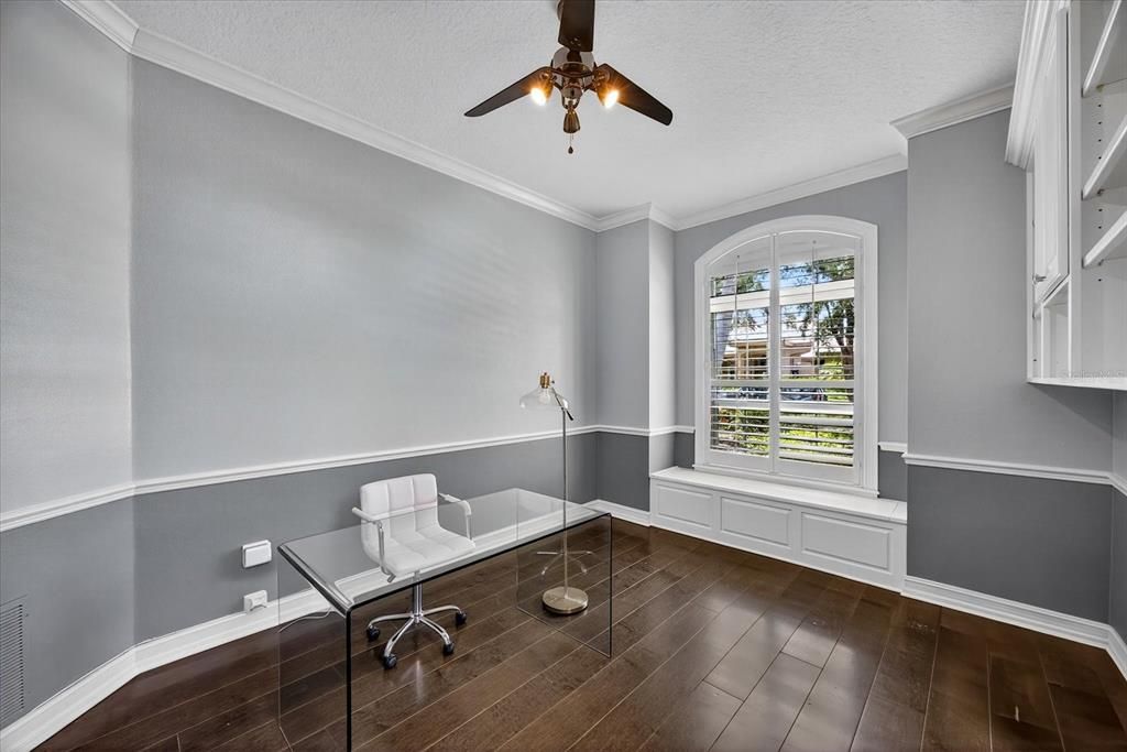 Home Office, Interior, Wood Texture Flooring