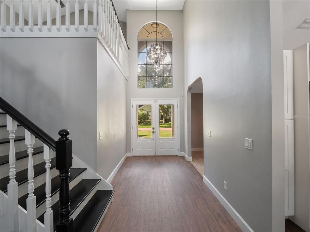 Chandelier, Interior, Pendant Lights, Wood Texture Flooring