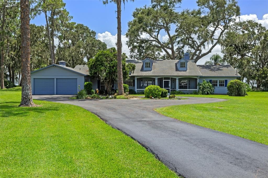 Attached, Backyard, Detached Garage, Exterior, Facade, Cape Cod