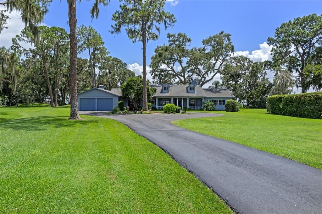 Backyard, Detached Garage, Exterior