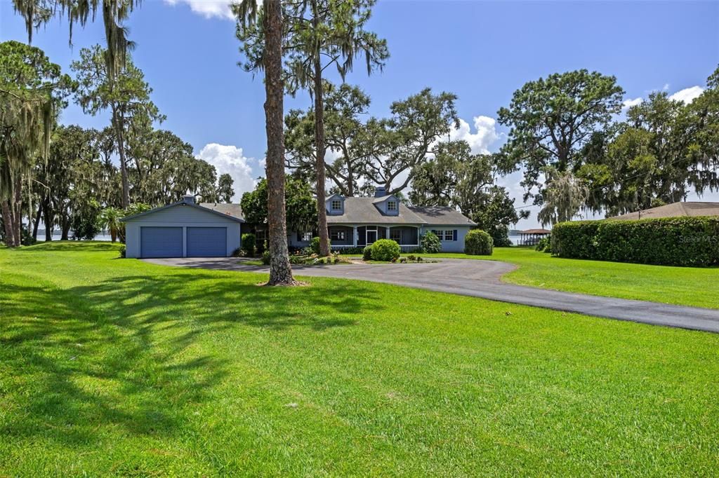 Backyard, Detached Garage, Exterior