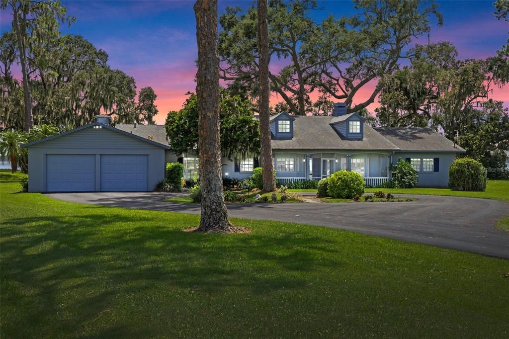 Attached, Backyard, Detached Garage, Exterior, Facade, Cape Cod