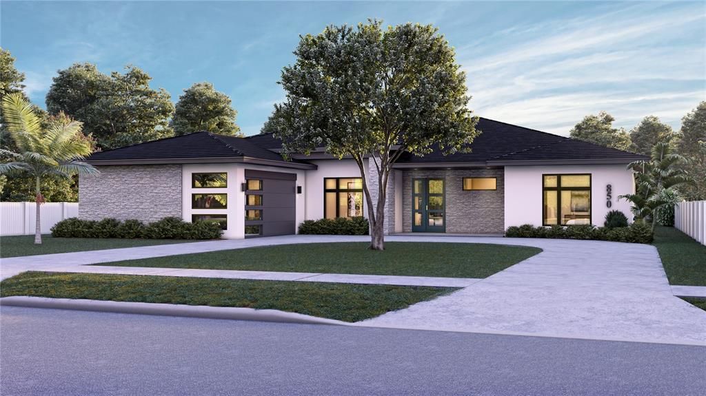 Backyard, Exterior, Facade, Ranch