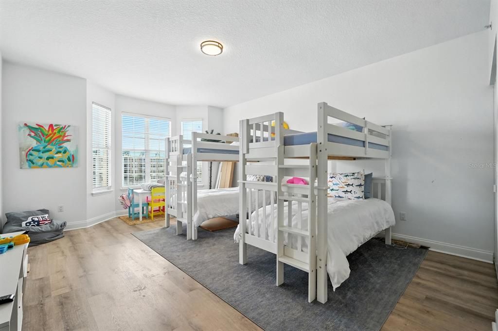Bedroom, Interior, Wood Texture Flooring