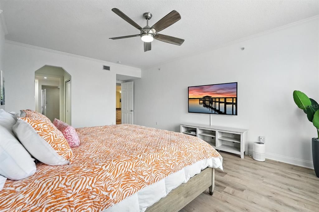 Bedroom, Interior, Wood Texture Flooring