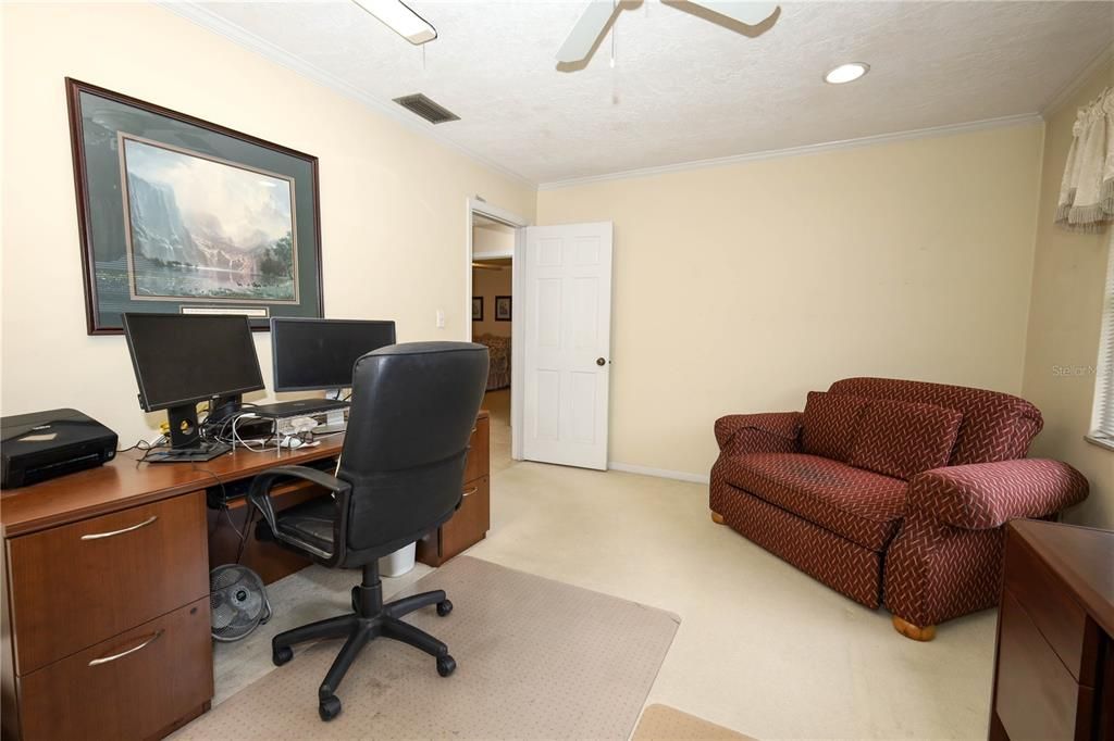 Home Office, Interior, Recessed Lighting