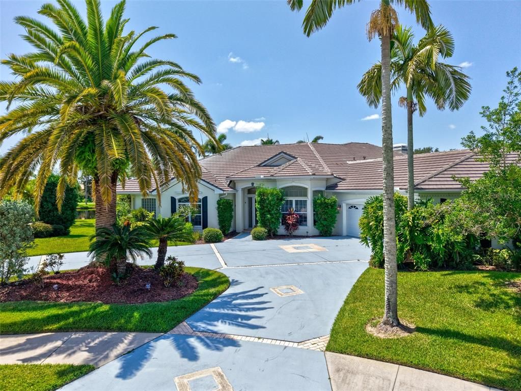 Backyard, Exterior, Facade, Mediterranean