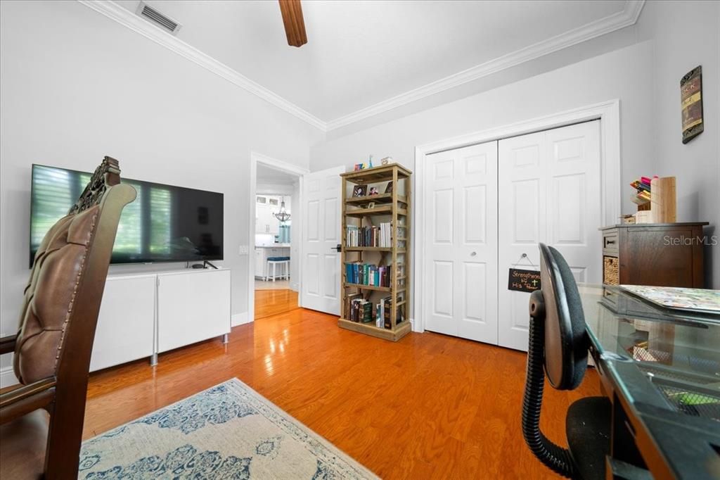 Home Office, Interior, Wood Texture Flooring