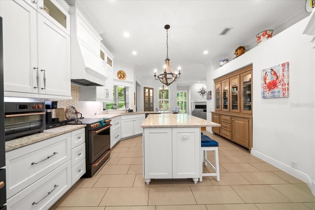Chandelier, Interior, Kitchen, Recessed Lighting