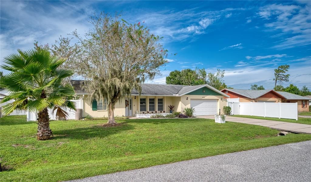 Attached, Backyard, Exterior, Facade, Ranch