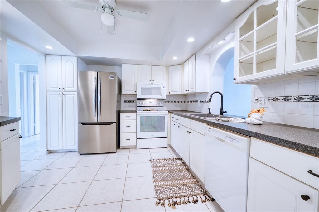 Interior, Kitchen, Recessed Lighting, Stainless Steel Appliances