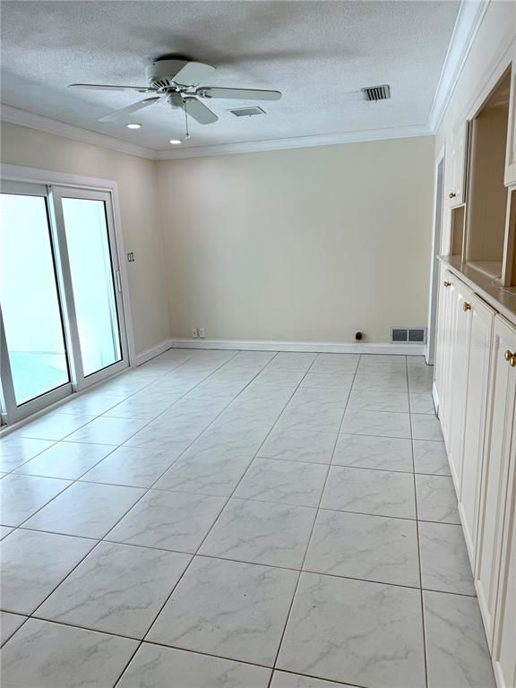 Empty room, Interior, Marble, Recessed Lighting