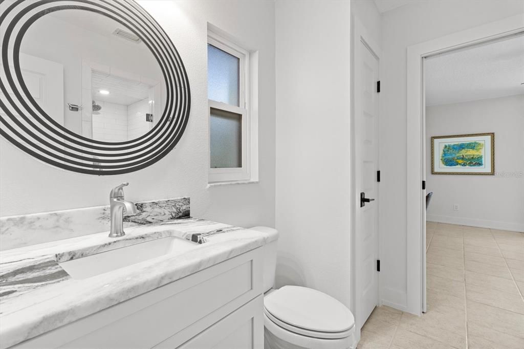 Bathroom, Interior, Recessed Lighting