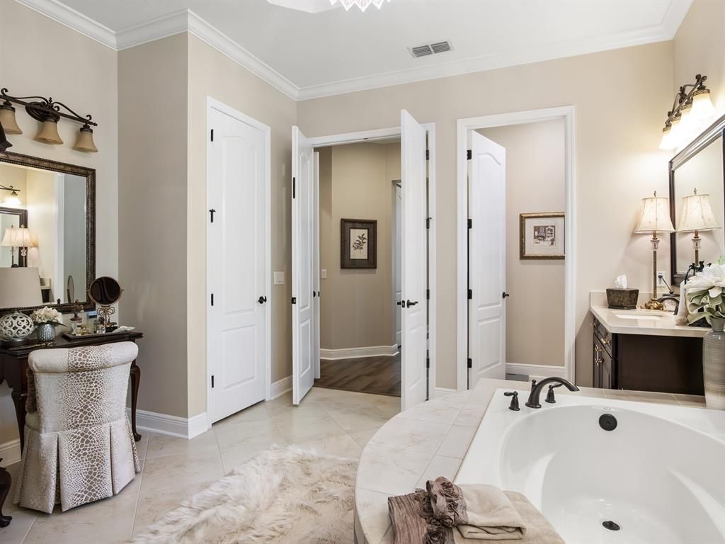 Bathroom, Interior, Wood Texture Flooring