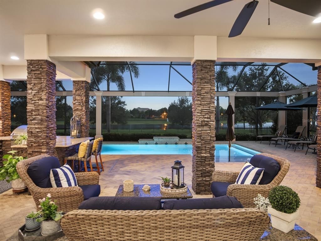 Glass Ceilings, Interior, Pool, Recessed Lighting, Sun Room