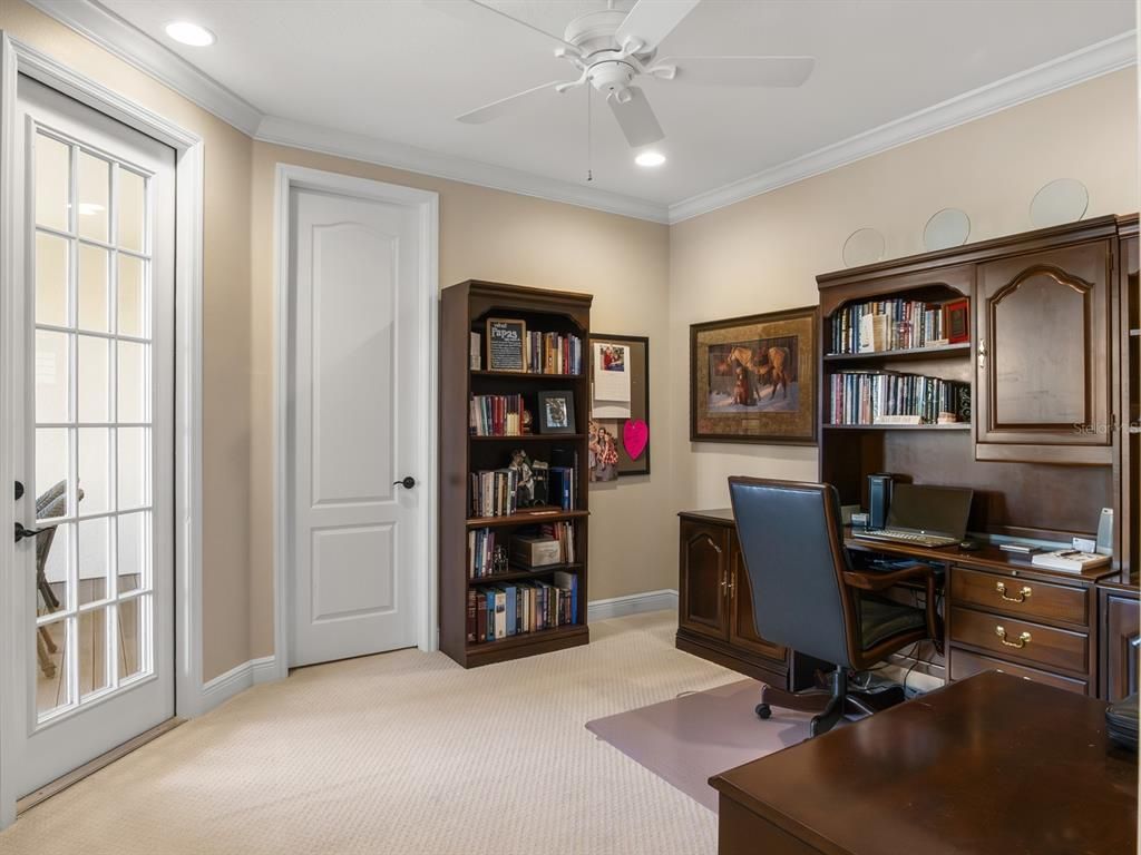 Home Office, Interior, Recessed Lighting