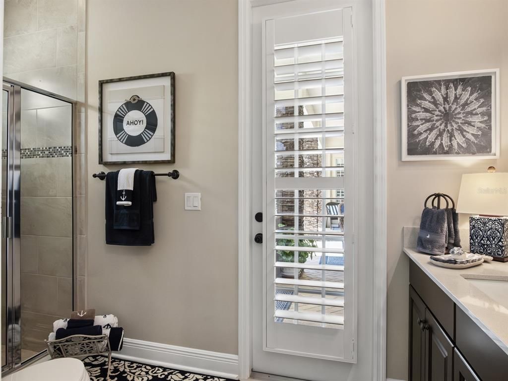 Bathroom, Glass Shower, Interior