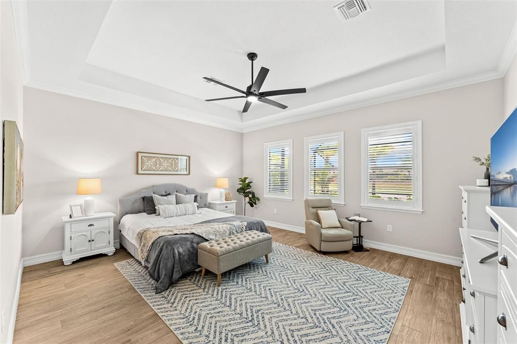 Bedroom, Interior, Wood Texture Flooring