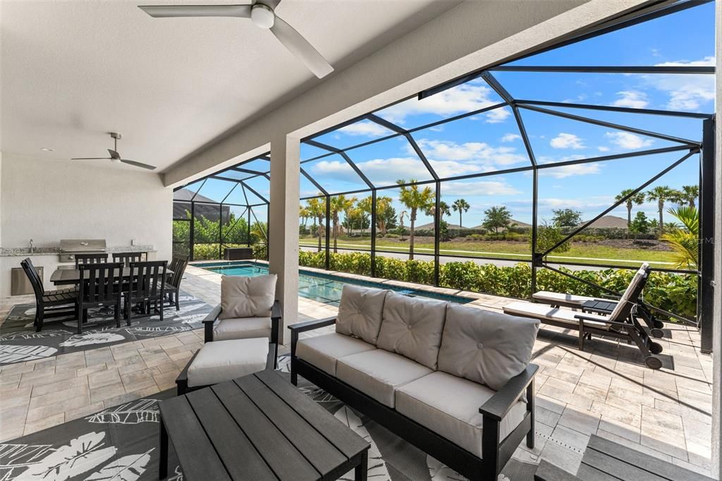 Dining room, Glass Ceilings, Interior, Pool, Sun Room