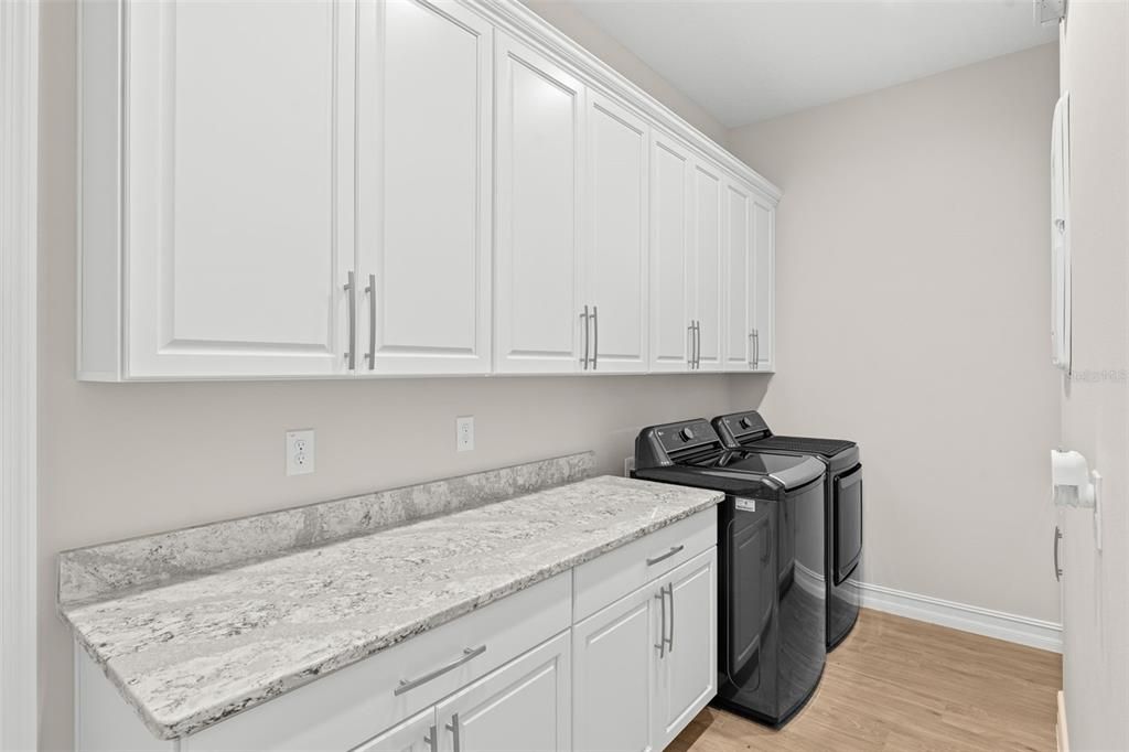 Interior, Washer, Wood Texture Flooring