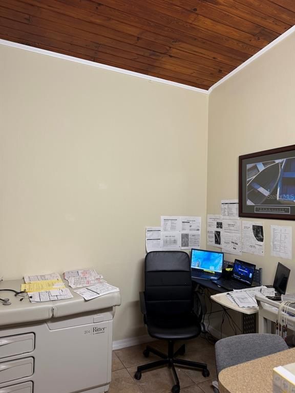 Home Office, Interior, Wooden Ceilings