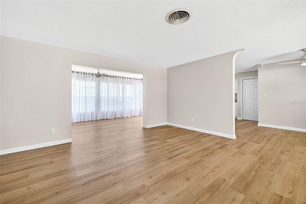 Empty room, Interior, Wood Texture Flooring