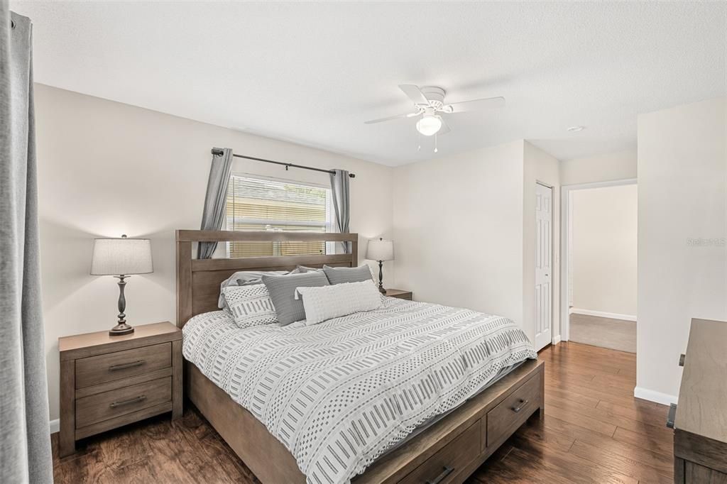 Bedroom, Interior, Wood Texture Flooring