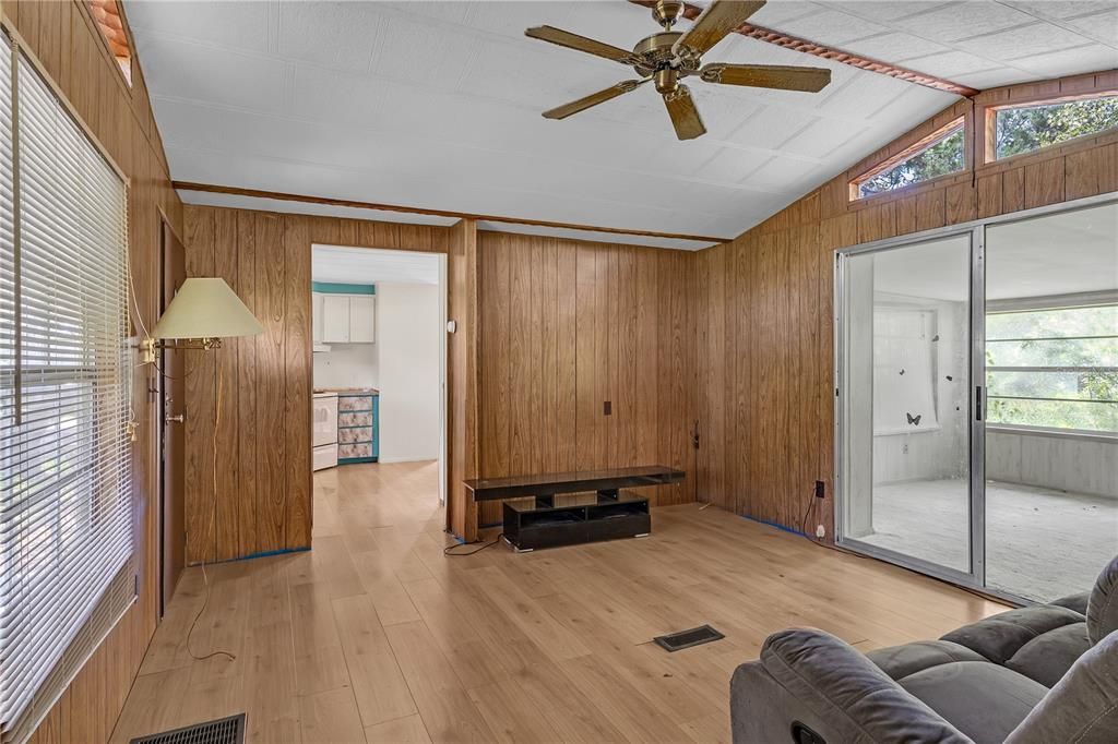 Interior, Wood Texture Flooring, Wooden Walls