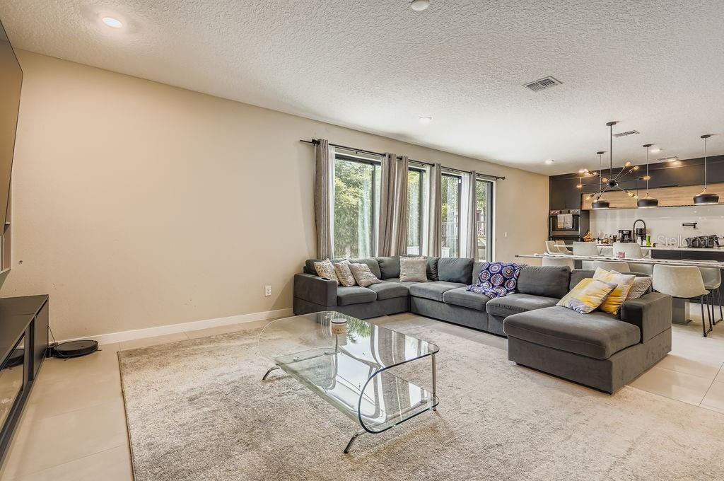 Dining room, Interior, Kitchen, Living room, Pendant Lights, Recessed Lighting