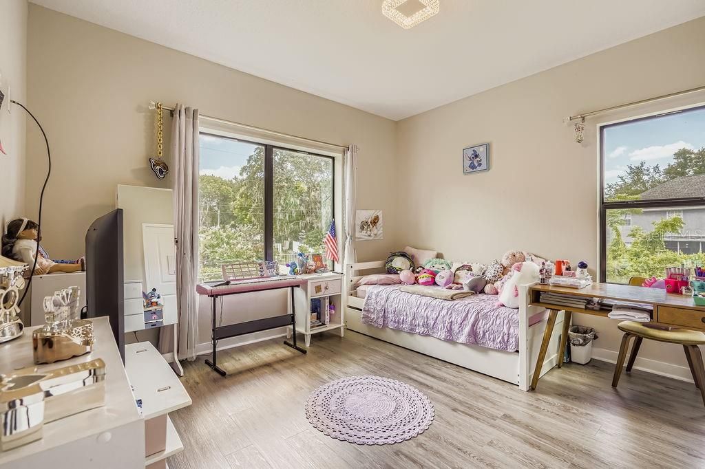 Bedroom, Home Office, Interior, Wood Texture Flooring