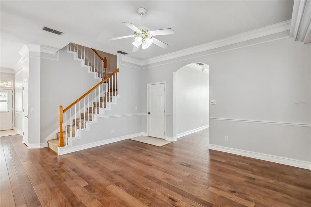 Empty room, Interior, Wood Texture Flooring