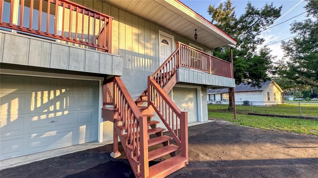 Backyard, Detached Garage, Exterior