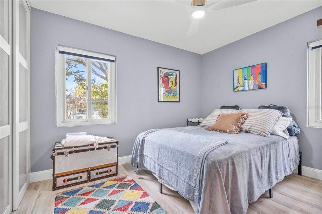 Bedroom, Interior, Wood Texture Flooring