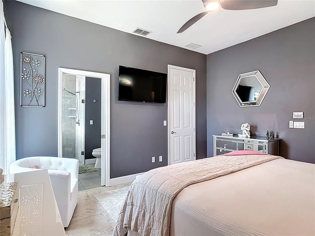 Bedroom, Interior, Marble