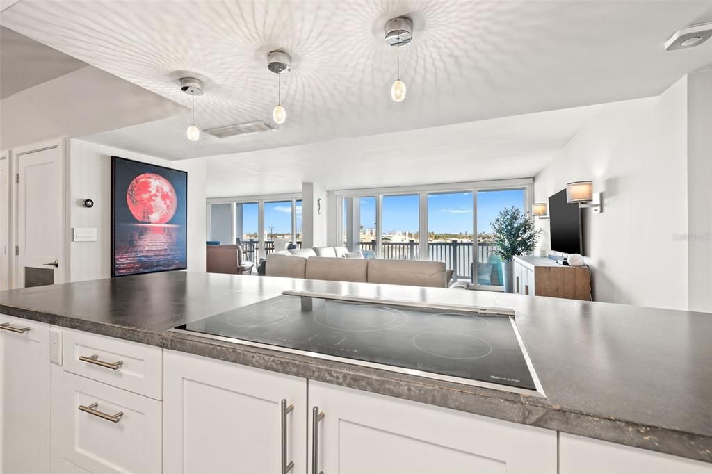 Interior, Kitchen, Pendant Lights, Water