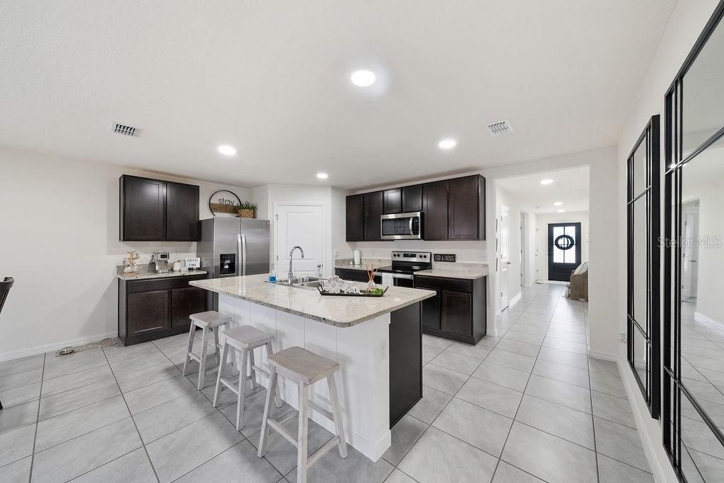 Interior, Kitchen, Recessed Lighting, Stainless Steel Appliances