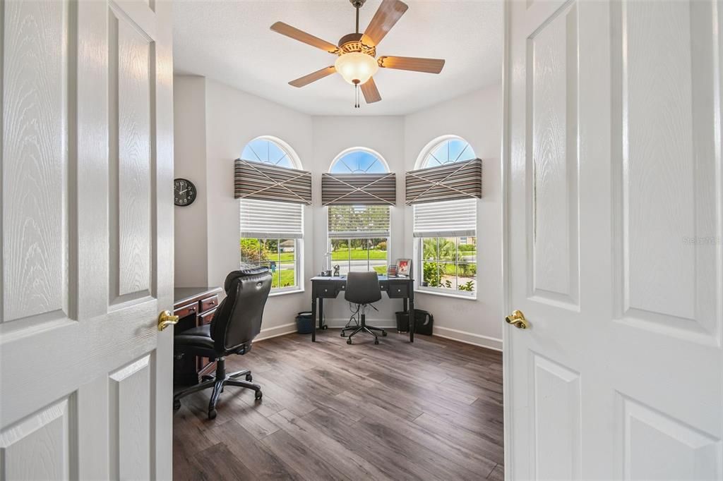 Home Office, Interior, Wood Texture Flooring