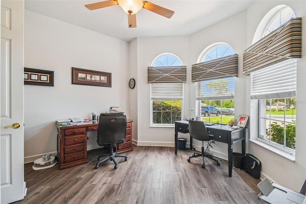 Home Office, Interior, Wood Texture Flooring