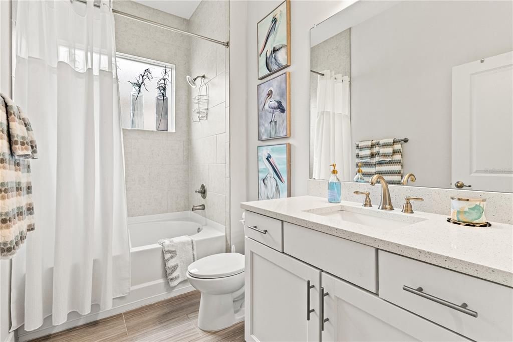 Bathroom, Interior, Wood Texture Flooring
